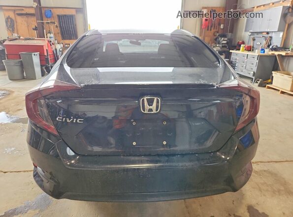 2HGFC2F68JH034162 2018 HONDA CIVIC Black Вид ззаду