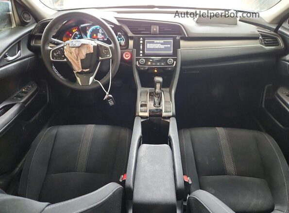 2HGFC2F68JH034162 2018 HONDA CIVIC Black Вид панелі приладів