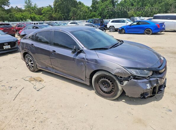 2HGFC2F68KH500531 2019 HONDA CIVIC Gray Przód prawy
