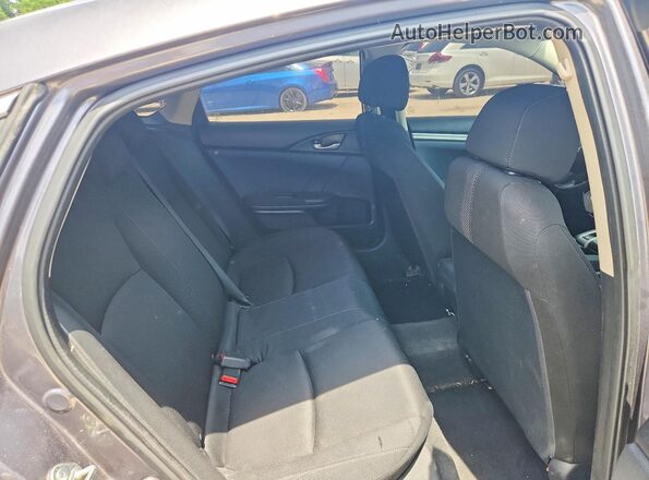 2HGFC2F68KH500531 2019 HONDA CIVIC Gray Widok tylnych siedzeń