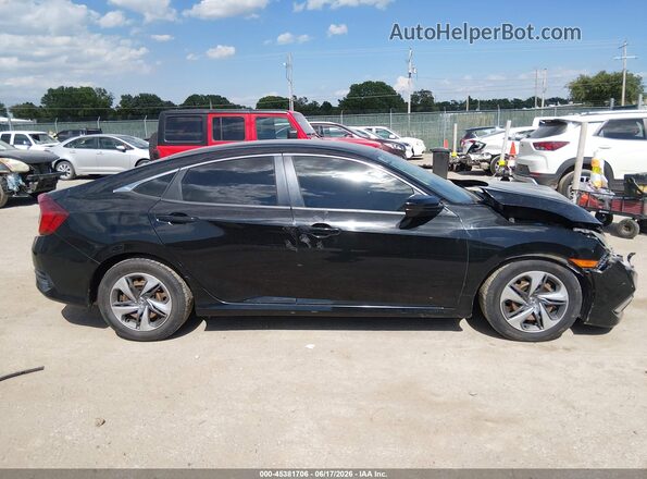 2HGFC2F68KH520147 2019 HONDA CIVIC Черный Панорамный вид салона 360°