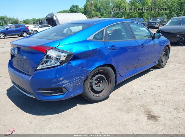2HGFC2F68KH543606 2019 HONDA CIVIC Синий Задняя правая четверть