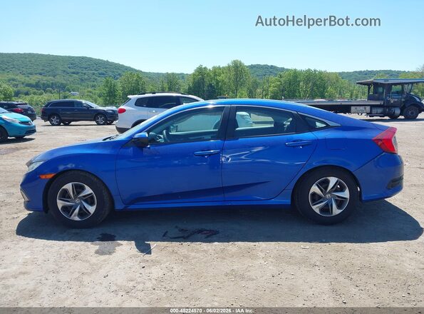 2HGFC2F68KH543606 2019 HONDA CIVIC Синий Панорамный вид салона 360°