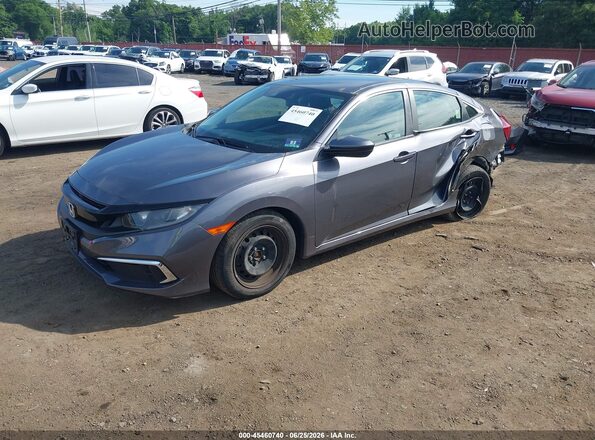 2HGFC2F68KH560485 2019 HONDA CIVIC Gray Front left