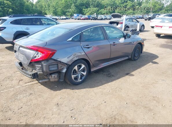 2HGFC2F68KH560485 2019 HONDA CIVIC Gray Rear right