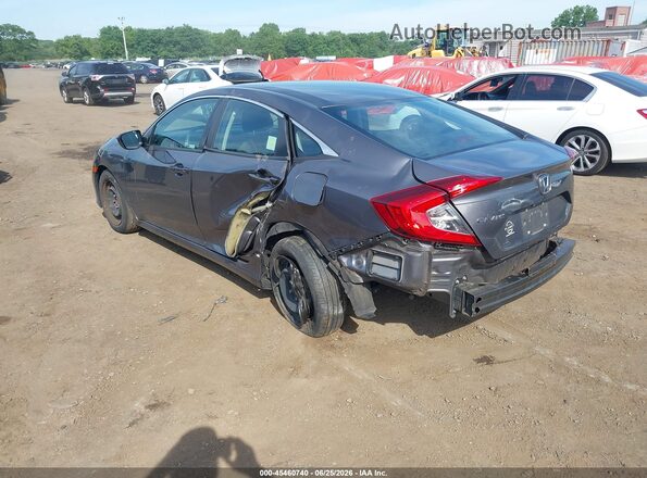 2HGFC2F68KH560485 2019 HONDA CIVIC Gray Rear left