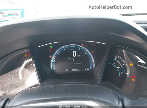 2HGFC2F68KH560485 2019 HONDA CIVIC Gray Rear seats view