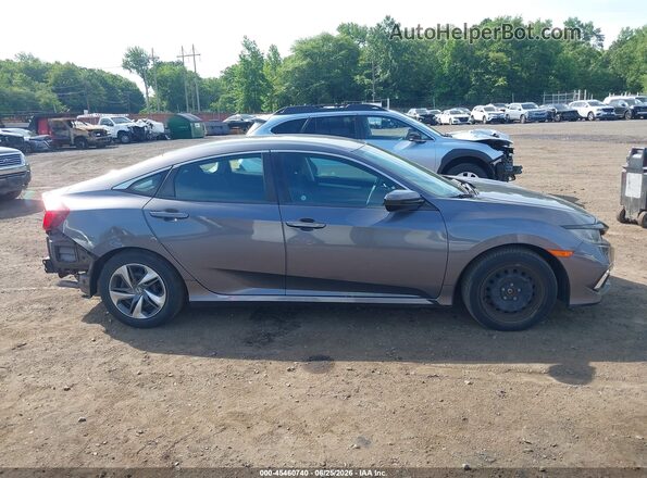 2HGFC2F68KH560485 2019 HONDA CIVIC Gray Rear interior view