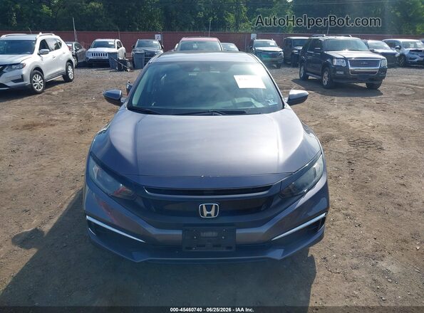 2HGFC2F68KH560485 2019 HONDA CIVIC Gray Instrument cluster view