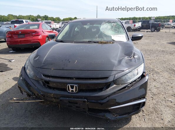 2HGFC2F68KH563774 2019 HONDA CIVIC Black Vista del cuadro de instrumentos