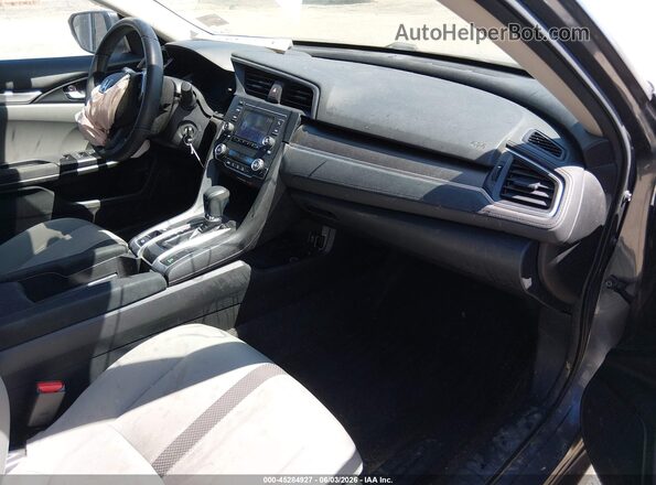 2HGFC2F68KH579425 2019 HONDA CIVIC Gray Սալոնի դիմացի տեսք