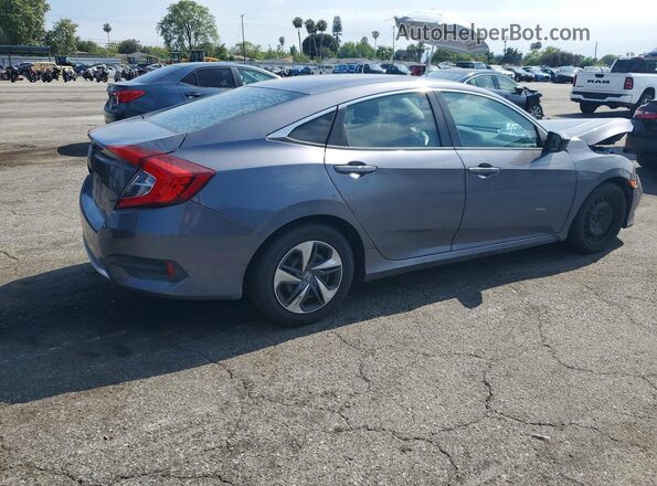 2HGFC2F68KH591378 2019 HONDA CIVIC Gray Задня права чверть