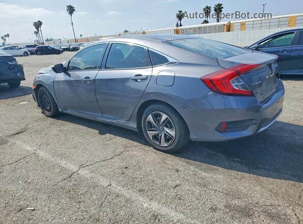 2HGFC2F68KH591378 2019 HONDA CIVIC Gray Задня ліва чверть