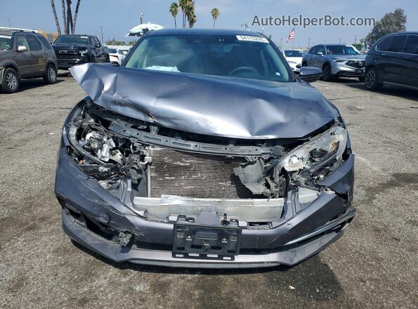 2HGFC2F68KH591378 2019 HONDA CIVIC Gray Вид спереду