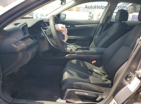2HGFC2F68KH591378 2019 HONDA CIVIC Gray Вид салону спереду