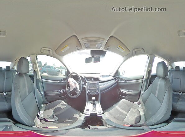 2HGFC2F68KH591378 2019 HONDA CIVIC Gray Вид наклейки з VIN-кодом