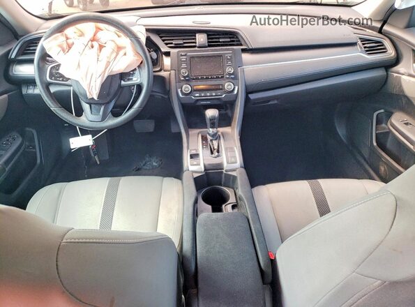2HGFC2F68KH596743 2019 HONDA CIVIC Charcoal Widok deski rozdzielczej