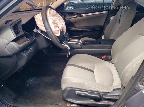 2HGFC2F68KH596743 2019 HONDA CIVIC Charcoal Widok wnętrza z przodu
