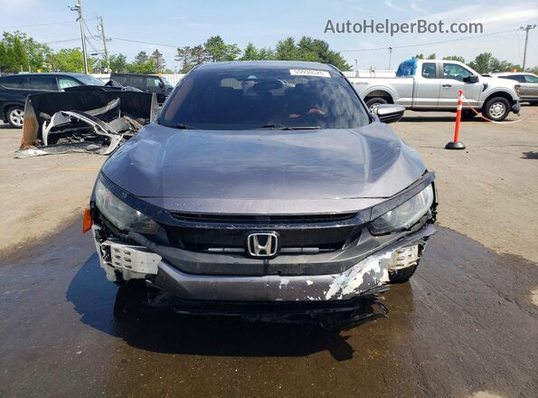 2HGFC2F68KH596743 2019 HONDA CIVIC Charcoal Widok z przodu