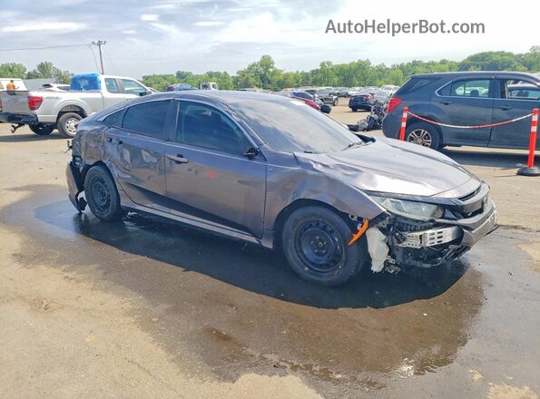 2HGFC2F68KH596743 2019 HONDA CIVIC Charcoal Przód prawy