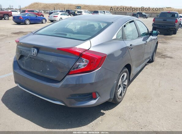 2HGFC2F68LH529173 2020 HONDA CIVIC Gray უკანა მარჯვენა