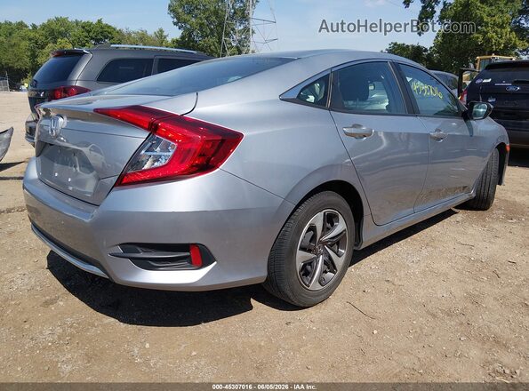 2HGFC2F68LH540352 2020 HONDA CIVIC Silver უკანა მარჯვენა