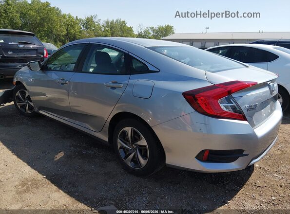 2HGFC2F68LH540352 2020 HONDA CIVIC Silver უკანა მარცხენა