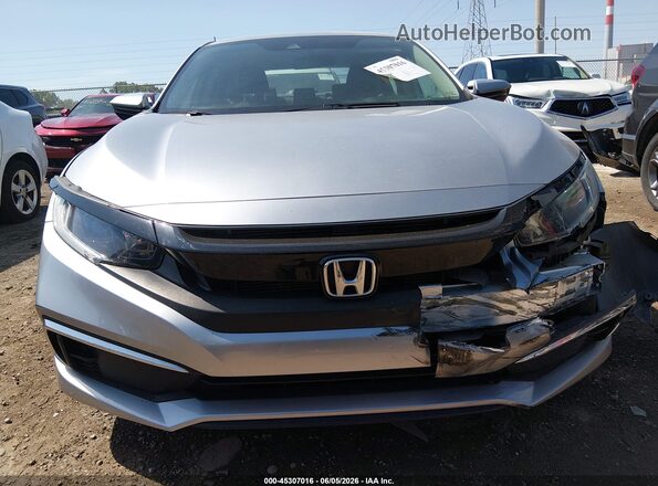 2HGFC2F68LH540352 2020 HONDA CIVIC Silver ხელსაწყოთა პანელის ხედი