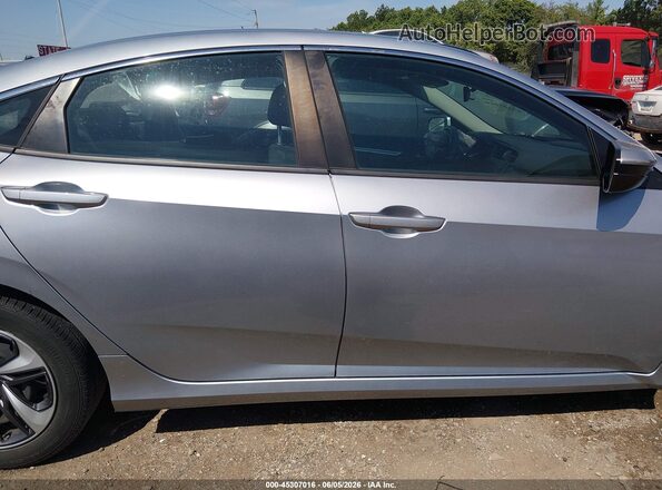 2HGFC2F68LH540352 2020 HONDA CIVIC Silver უკანა სალონის ხედი