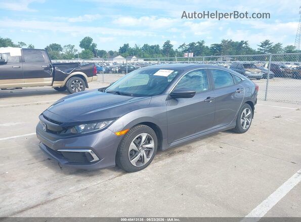 2HGFC2F68LH573500 2020 HONDA CIVIC Gray Przód lewy