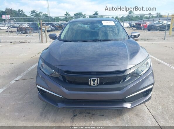 2HGFC2F68LH573500 2020 HONDA CIVIC Gray Widok zestawu wskaźników