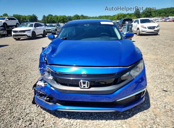 2HGFC2F68MH558903 2021 HONDA CIVIC Blue Widok z przodu