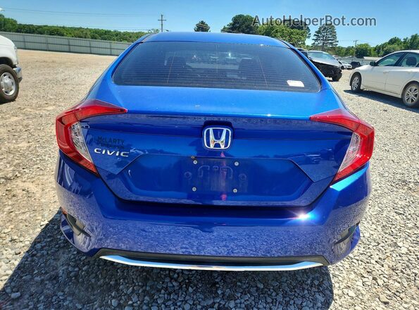 2HGFC2F68MH558903 2021 HONDA CIVIC Blue Widok z tyłu