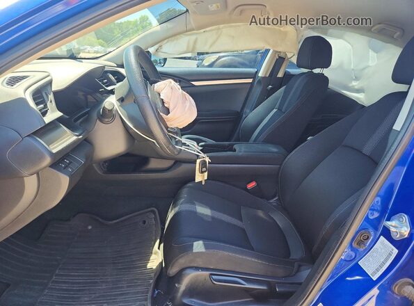 2HGFC2F68MH558903 2021 HONDA CIVIC Blue Widok wnętrza z przodu