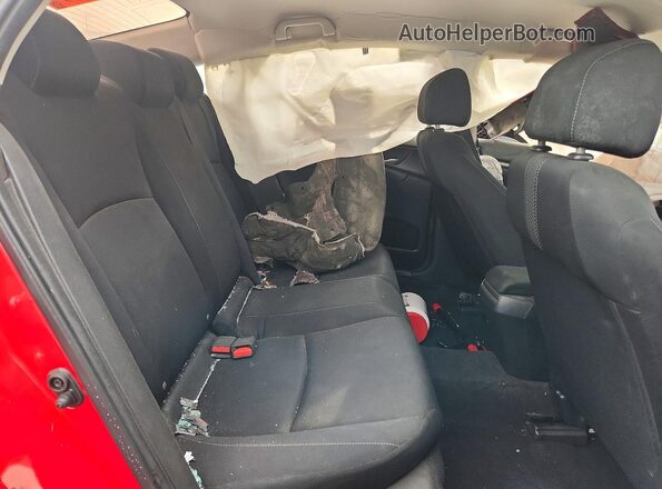 2HGFC2F69KH525938 2019 HONDA CIVIC Red Rear seats view