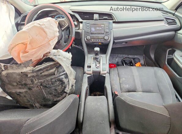 2HGFC2F69KH525938 2019 HONDA CIVIC Red Dashboard view