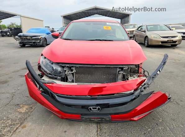 2HGFC2F69KH525938 2019 HONDA CIVIC Red Front view