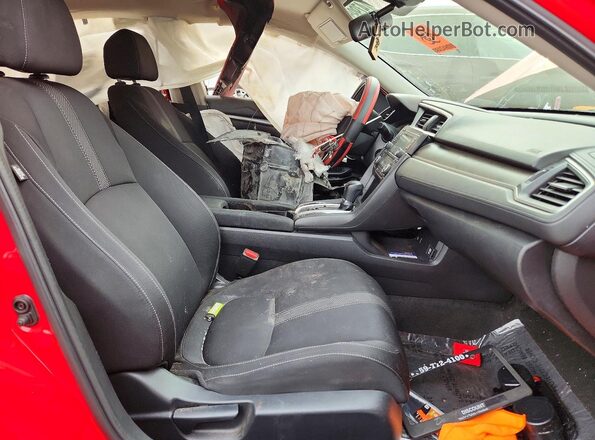 2HGFC2F69KH525938 2019 HONDA CIVIC Red Front interior view