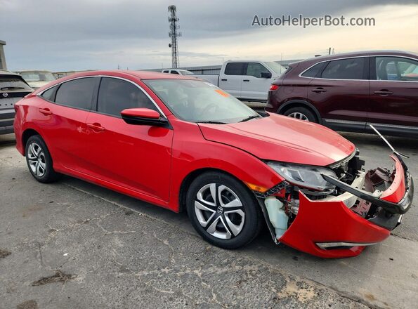 2HGFC2F69KH525938 2019 HONDA CIVIC Red Front right