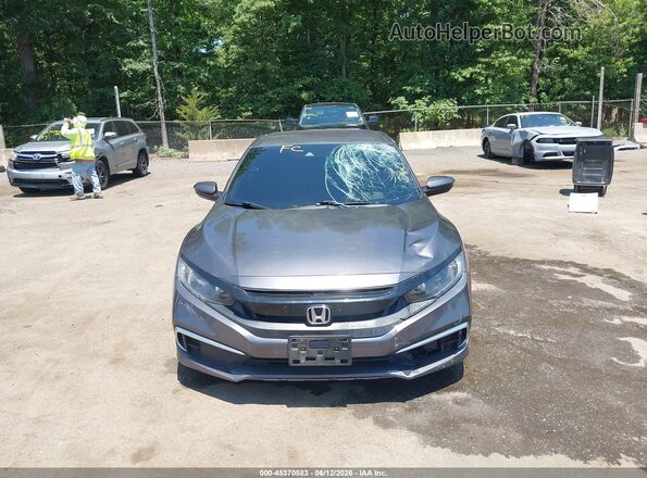 2HGFC2F69KH558034 2019 HONDA CIVIC Gray Vista del cuadro de instrumentos