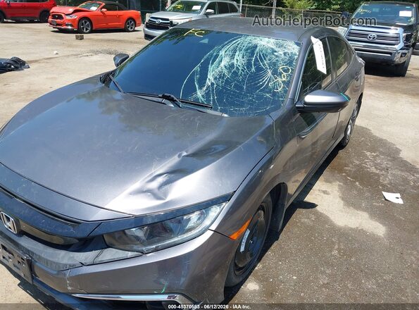 2HGFC2F69KH558034 2019 HONDA CIVIC Gray Vista frontal