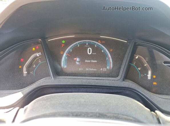 2HGFC2F69LH547522 2020 HONDA CIVIC Gray Instrument cluster view