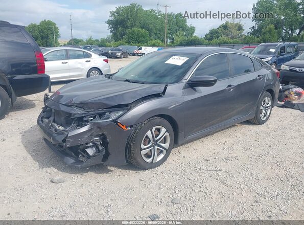2HGFC2F69LH550582 2020 HONDA CIVIC Gray Front left