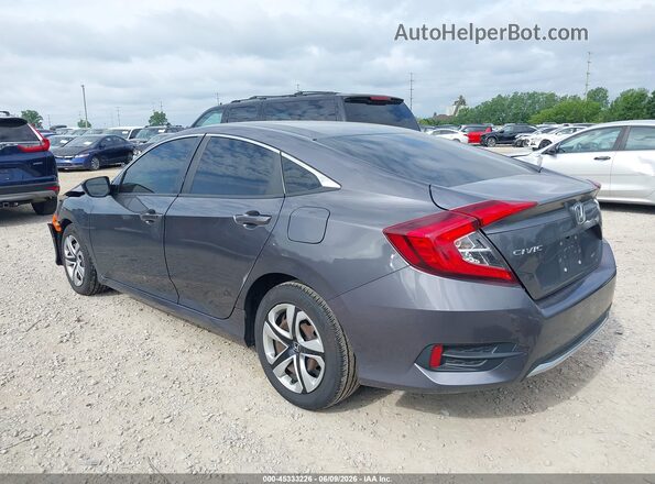 2HGFC2F69LH550582 2020 HONDA CIVIC Gray Rear left