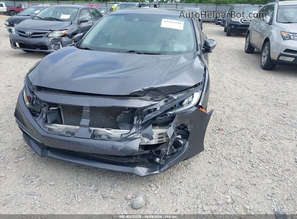 2HGFC2F69LH550582 2020 HONDA CIVIC Gray Front view