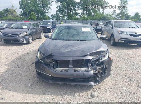 2HGFC2F69LH550582 2020 HONDA CIVIC Gray Instrument cluster view