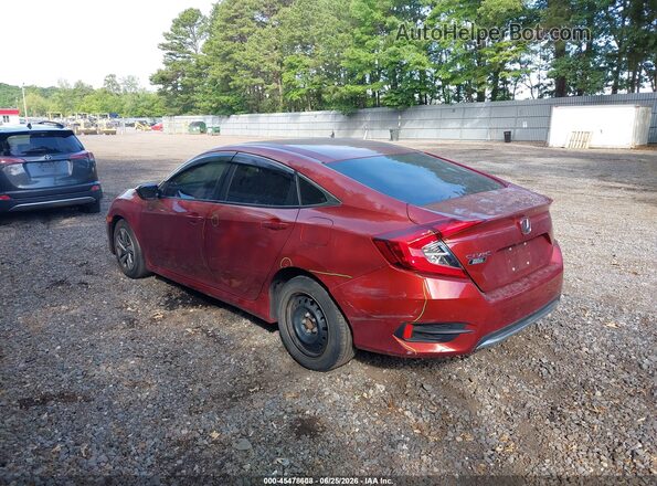 2HGFC2F69LH578883 2020 HONDA CIVIC Red Задня ліва чверть