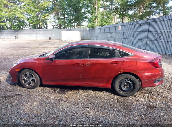 2HGFC2F69LH578883 2020 HONDA CIVIC Red Панорамний вид салону 360°