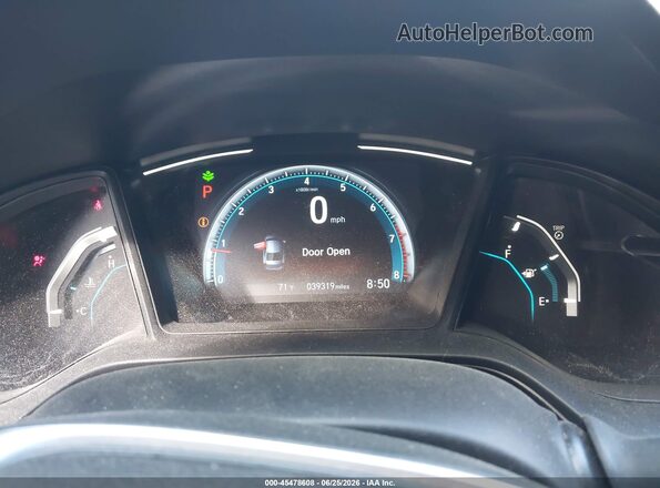 2HGFC2F69LH578883 2020 HONDA CIVIC Red Вид задніх сидінь