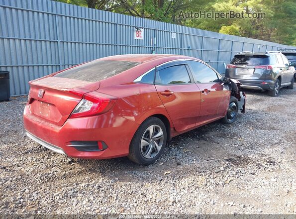2HGFC2F69LH578883 2020 HONDA CIVIC Red Задня права чверть